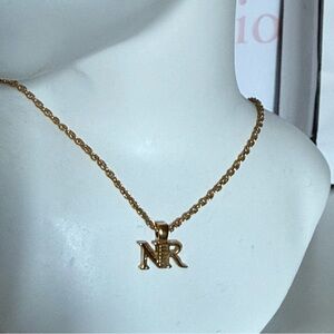 Nina Ricci vintage NR adjustable necklace